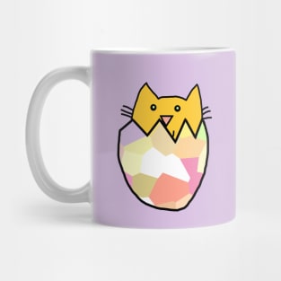 Kitty Cat Hatching from Easter Egg Mug